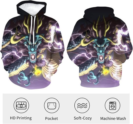 Japanese Anime One Piece 3D Hoodie