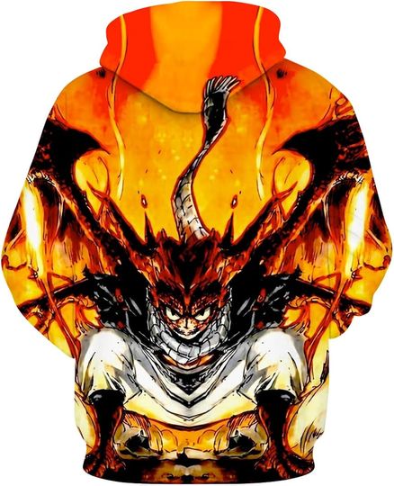 Japanese Anime Fairy Tail 3D Hoodie