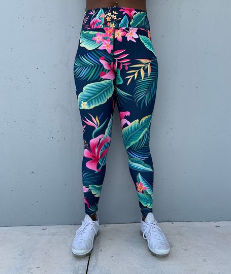 Tropical Floral Leggings