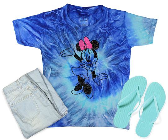 Minnie Mouse Tie Dye Vacation Trip 3D T Shirt