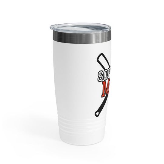 Softball Mom Ringneck Tumbler