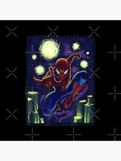 Starry Night Web Slinger Pin
