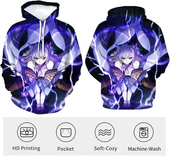 Japanese Anime Genshin Impact 3DHoodie