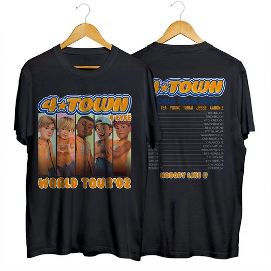 Turning Red 4*TOWN 2002 Tour Double Sided T-Shirt
