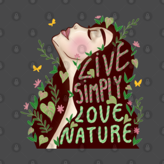 Live Simple Love Nature - T-Shirt