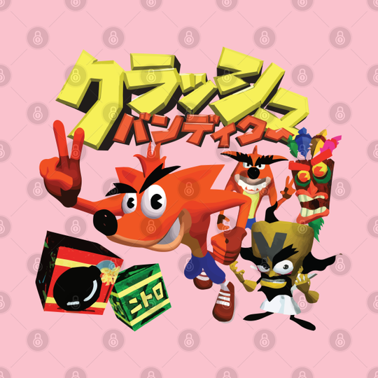 クラッシュバンディクー - Crash Bandicoot - T-Shirt