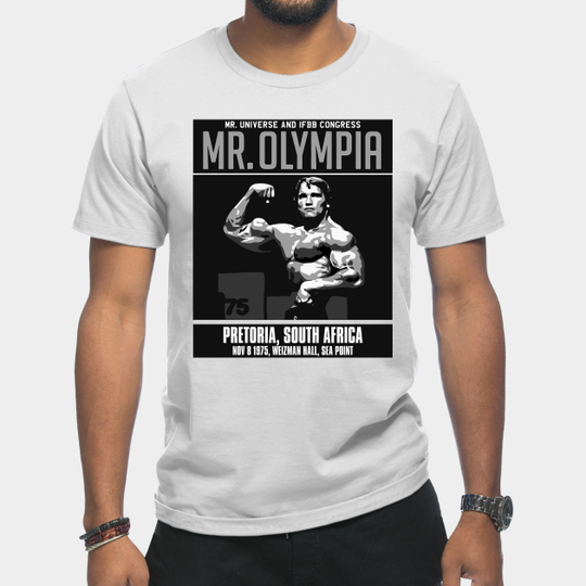 Mr Olympia 1975 - Arnold Schwarzenegger - T-Shirt