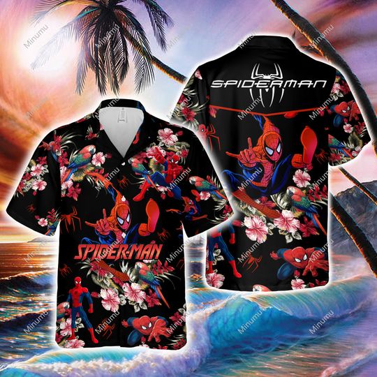 Spiderman Hawaiian Shirt