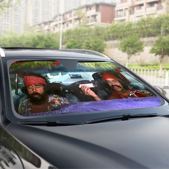 Cheech and Chong Up in Smoke Car Windshield Sunshade