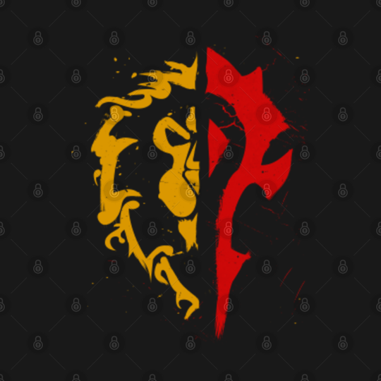 Alliance and Horde - Warcraft - T-Shirt