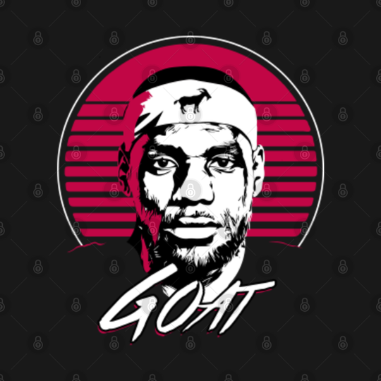 Lebron James GOAT - Lebron James - T-Shirt