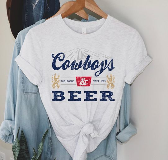 Cowboys and Beer graphic tee