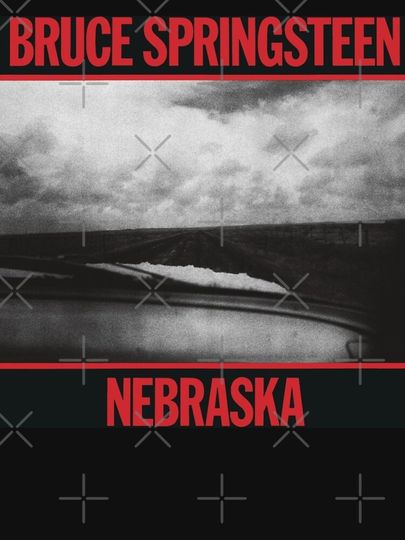Brúcé Spríngstéén Nebraska Album Cover T-Shirt