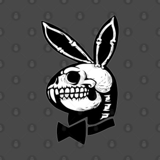 Playboy bunny skull - Playboy Bunny Skull - T-Shirt
