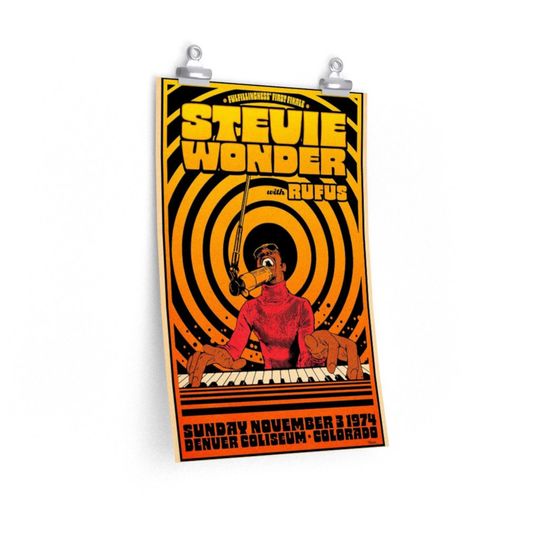 Stevie Wonder Concert Poster
