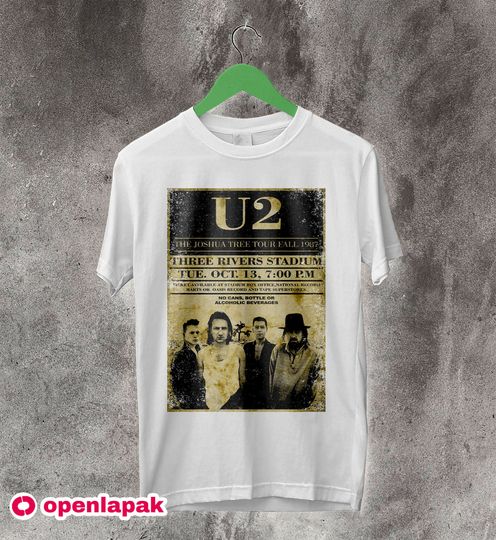 U2 Joshua Tree Poster 80s T-Shirt