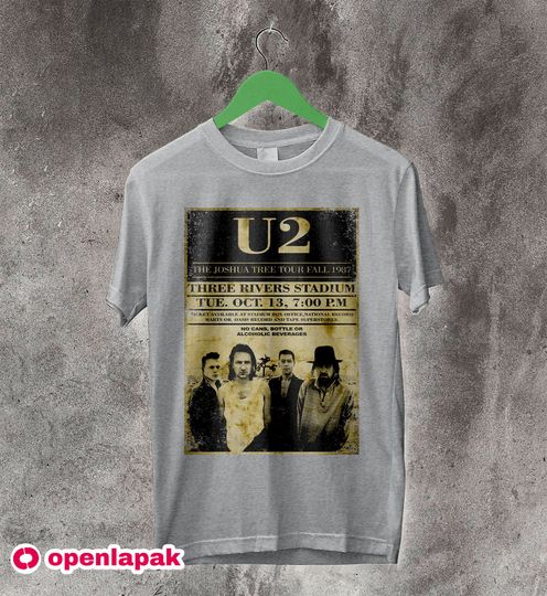 U2 Joshua Tree Poster 80s T-Shirt
