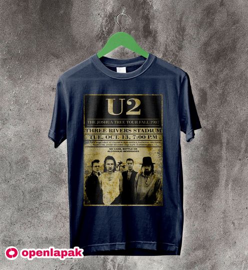 U2 Joshua Tree Poster 80s T-Shirt