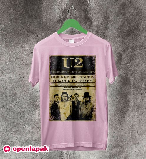 U2 Joshua Tree Poster 80s T-Shirt