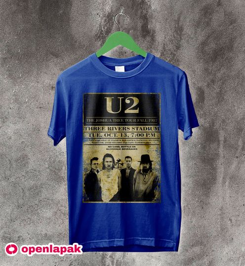 U2 Joshua Tree Poster 80s T-Shirt