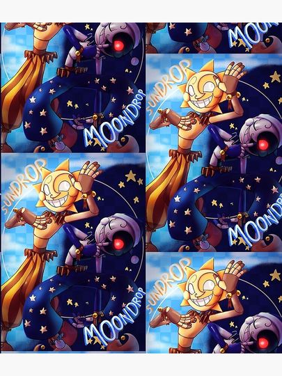 Five Nights at Freddy's Security Breach Sun And Moon Backpack