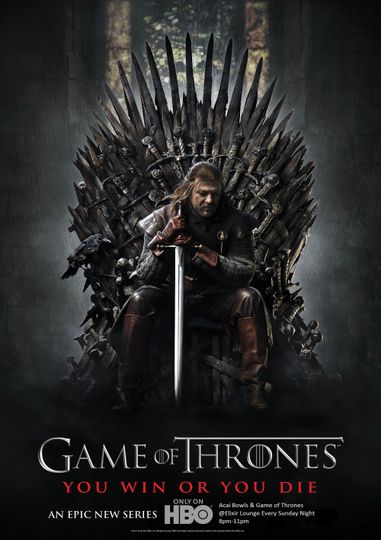 Game of Thrones Ned Stark on the Iron throne you win or you die GOT