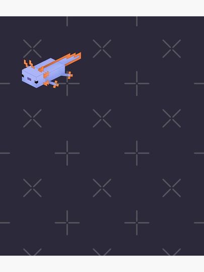Original Blue Minecraft Axolotl Backpack