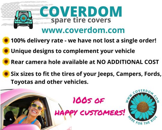 Spare Tire Cover with Bigfoot beach design