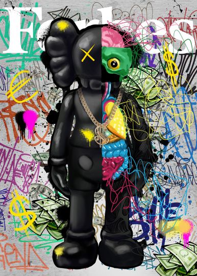 Kaws Poster