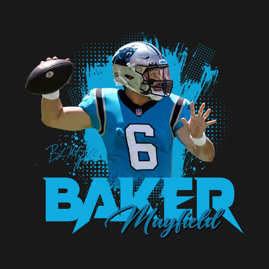 Baker Mayfield - Baker Mayfield Carolina Panthers - T-Shirt