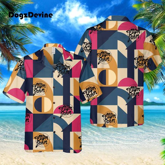 Elton John Hawaiian Shirt