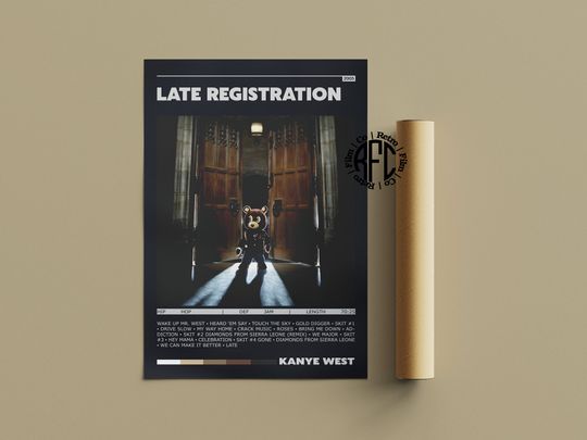 Kanye West Late Registration Poster Print | Kanye West Poster