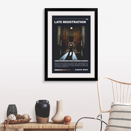 Kanye West Late Registration Poster Print | Kanye West Poster