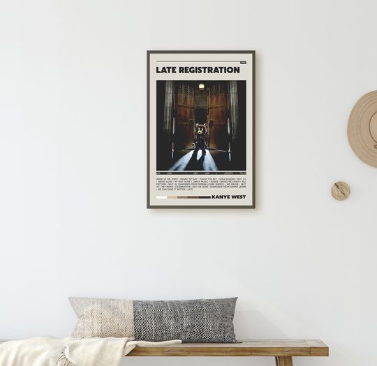 Kanye West Late Registration Poster Print | Kanye West Poster