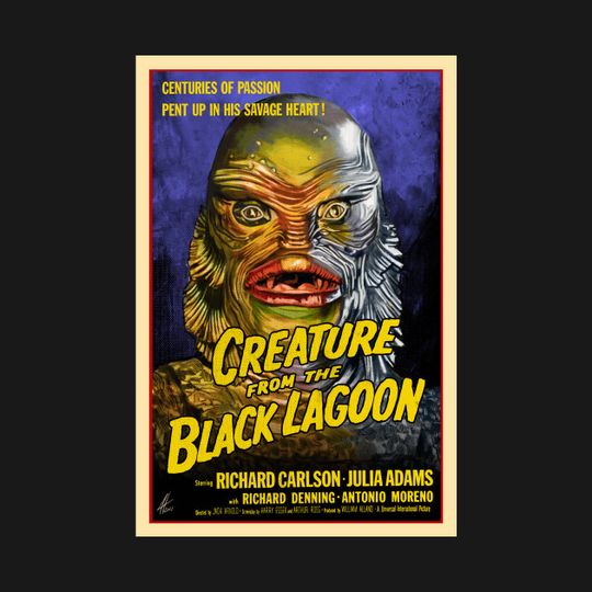 The Creature from the Black Lagoon - Tshirtdesign - T-Shirt