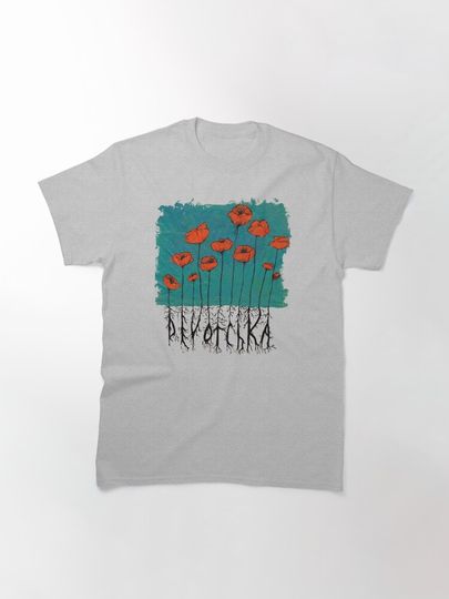 Devotchka Poppies T-shirt classique