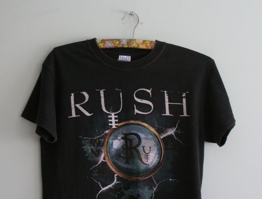 Rush t-shirt, Rush Time Machine Tour, Rush band tee, Vintage Band shirt