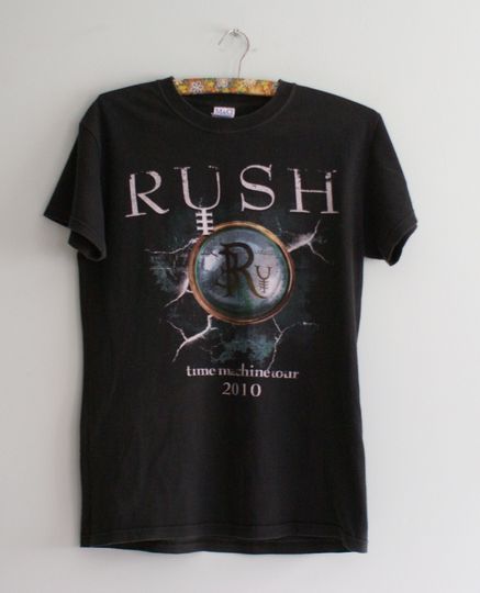 Rush t-shirt, Rush Time Machine Tour, Rush band tee, Vintage Band shirt