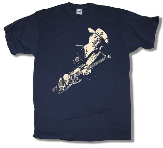 Stevie Ray Vaughan On Stage Picture T Shirt