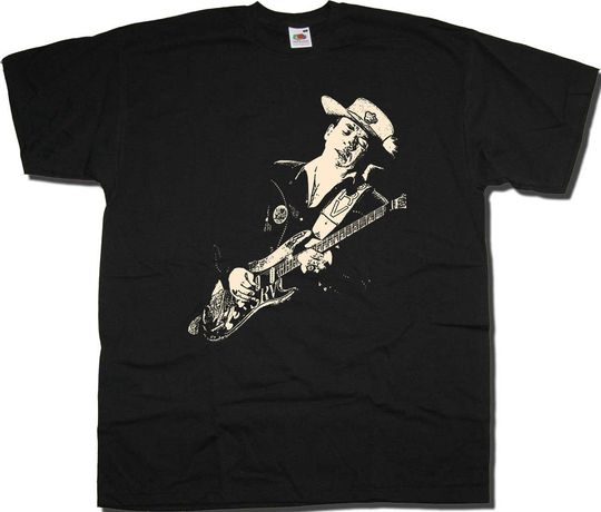 Stevie Ray Vaughan On Stage Picture T Shirt