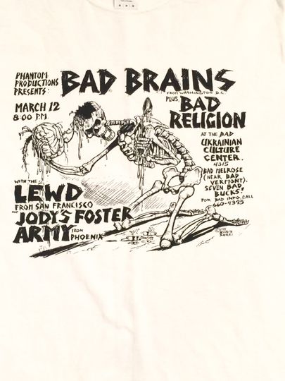 Bad Brains Flyer T-Shirt