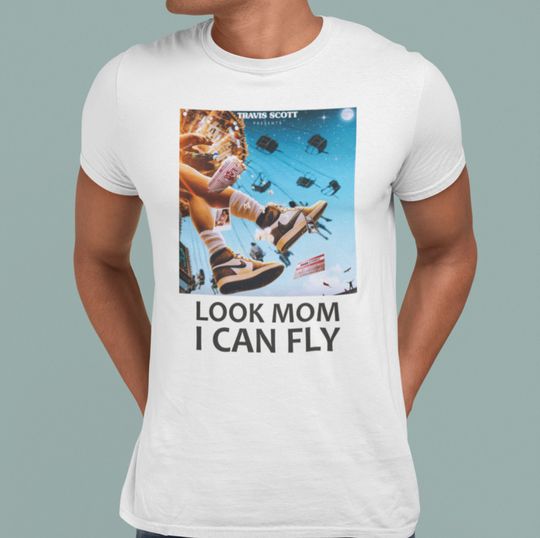 Look Mom I Can Fly Travis T-shirt