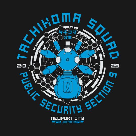 Tachikoma Squad - Ghost In The Shell - T-Shirt