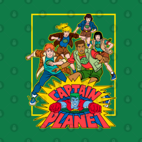 Captain Planet and the Planeteers - Captain Planet - T-Shirt