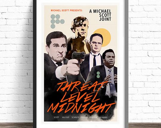 THE OFFICE  Threat Level Midnight Poster