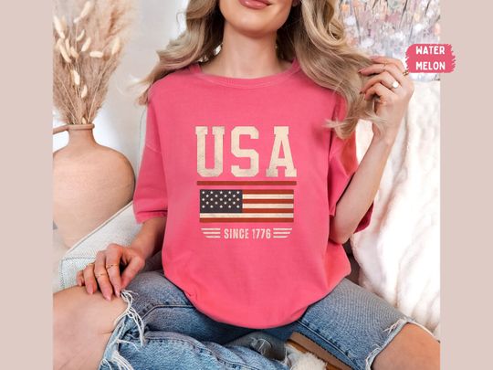 Discover USA Flag Shirt, Vintage 4th of July Shirt, Usa Flag Tee, Usa gifts
