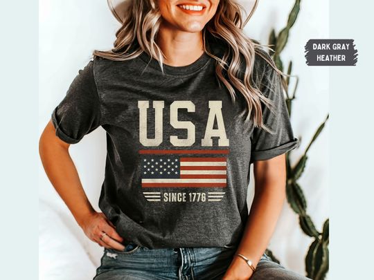 Discover USA Flag Shirt, Vintage 4th of July Shirt, Usa Flag Tee, Usa gifts