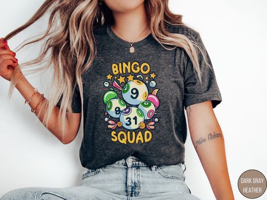 Discover Bingo Squad Shirt, Bingo Game T-Shirt, Bingo Lover, Funny Bingo Player Shirt, Gifts for Bingo Game Lovers