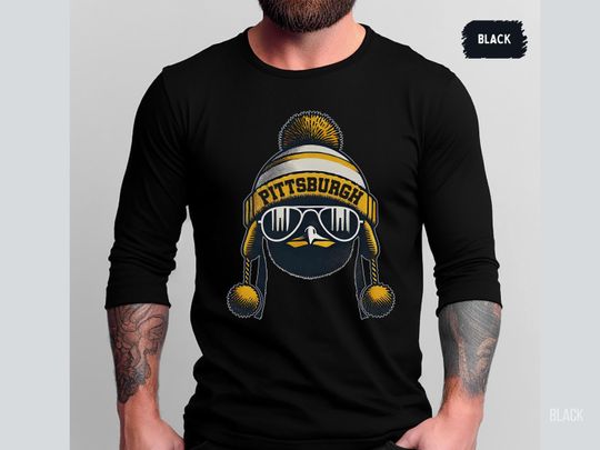 Discover Pittsburgh Hockey Long Sleeve Tee, Penguins Hockey Fan Shirt, Sports Team Shirt, Unisex Long Sleeve Shirt, Gift for Hockey Fans