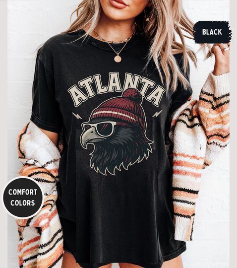 Discover Vintage Atlanta Football Unisex T-shirt, Georgia Sports Tee, Retro Atlanta Shirt, Distressed Fan Apparel, Gift for Football Lover